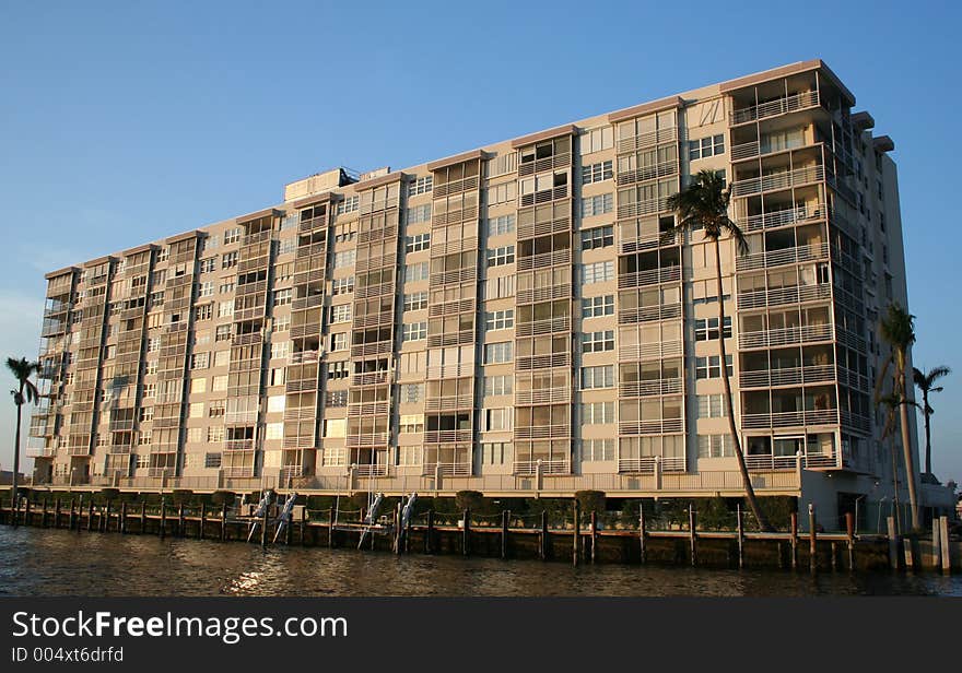 Older condo on river