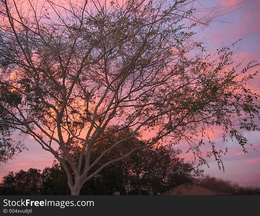 A typical fall sunset along the Los Angeles Coast. A typical fall sunset along the Los Angeles Coast.