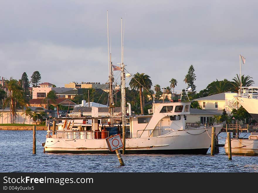 Fishing Boat Madeira Beach Florida. Fishing Boat Madeira Beach Florida