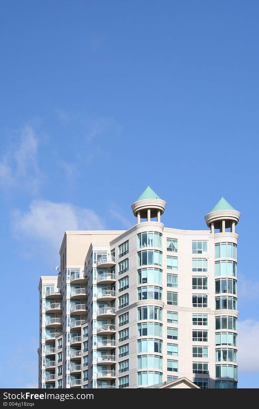 Apartment building in Toronto. Apartment building in Toronto