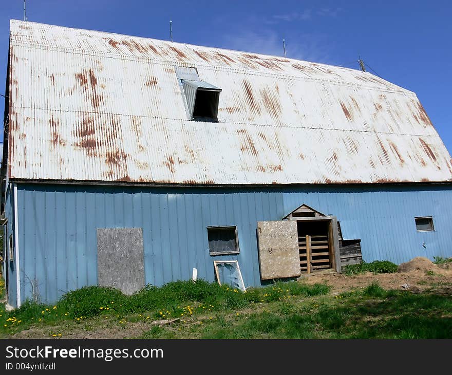 Powder Blue Barn