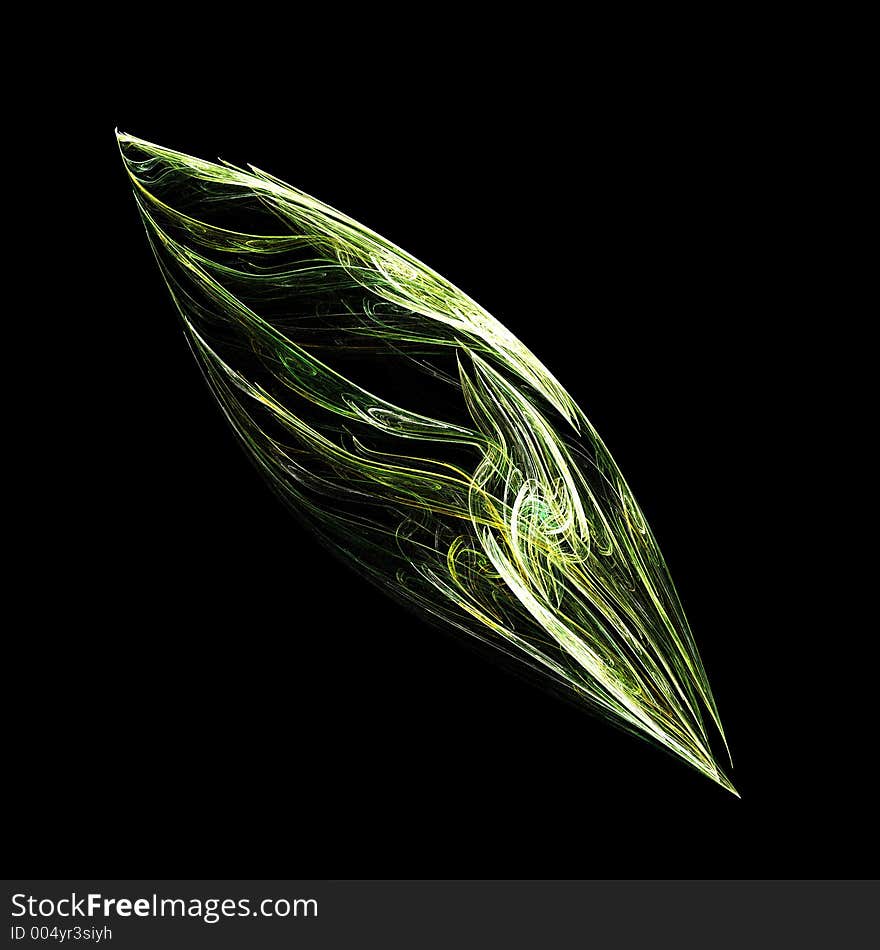 Green leaf fractal