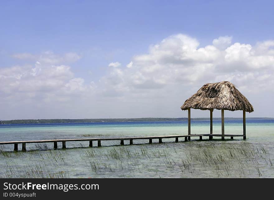 Tranquil Beauty At Lake Bacalar