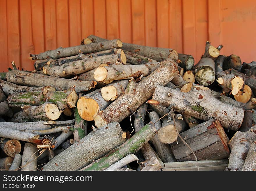 Pile of firewood