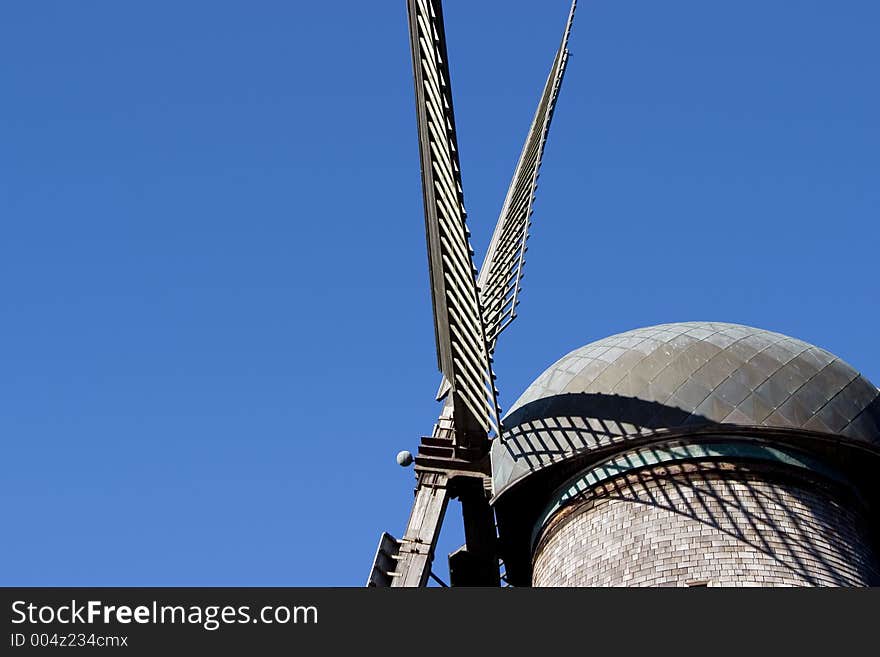 An old Dutch windmill. An old Dutch windmill.