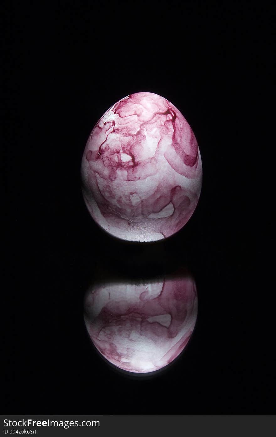 Colored Egg and Reflection