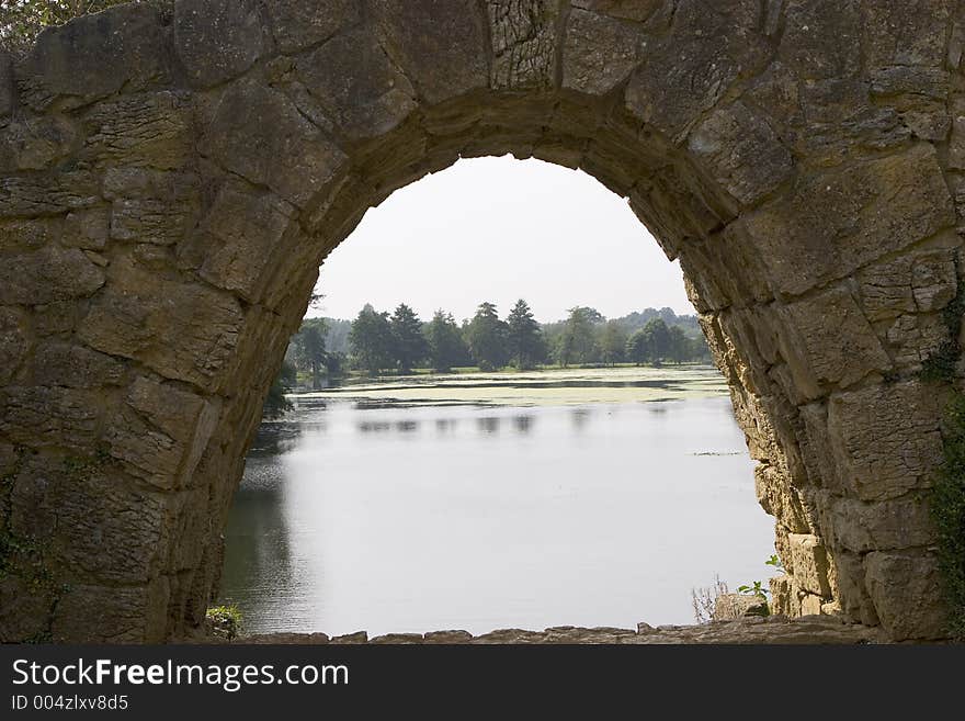 View through the rock