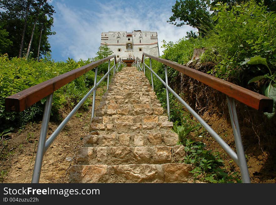 Up to the 15th century tower. Up to the 15th century tower