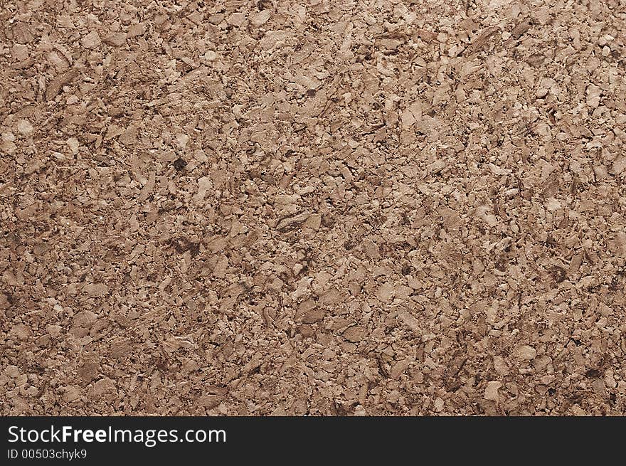 Detailed cork mat texture