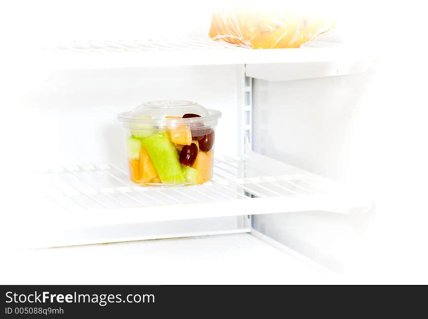 Fruits in fridge