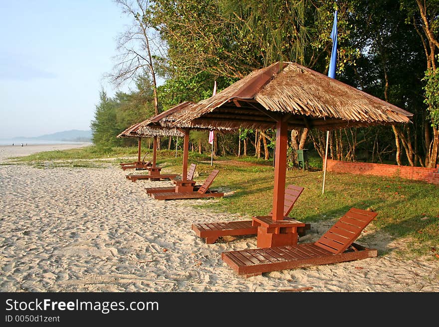 Beach chairs