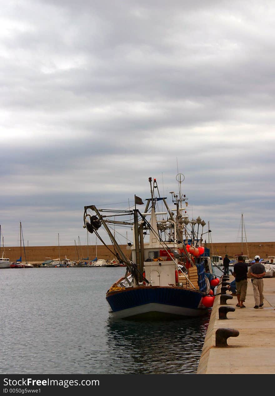 Fishing Boat at the quayside