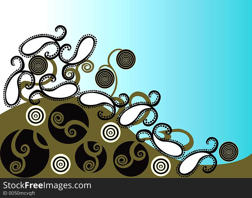 Illustration of an abstract background