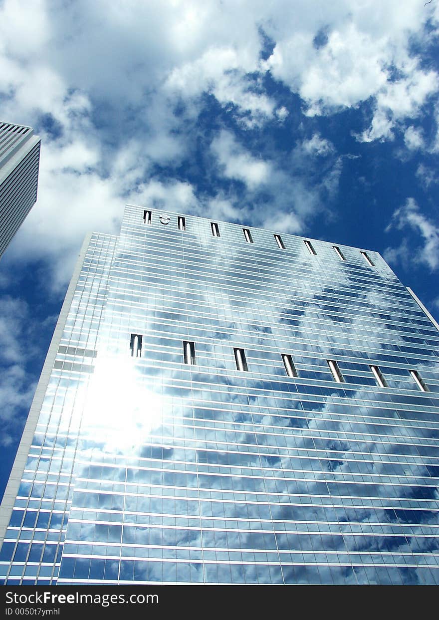 Skyscraper in Chicago downtown