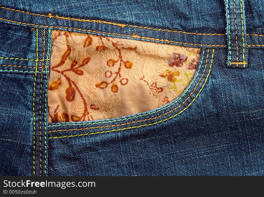 Jeans Fabric And Zipper