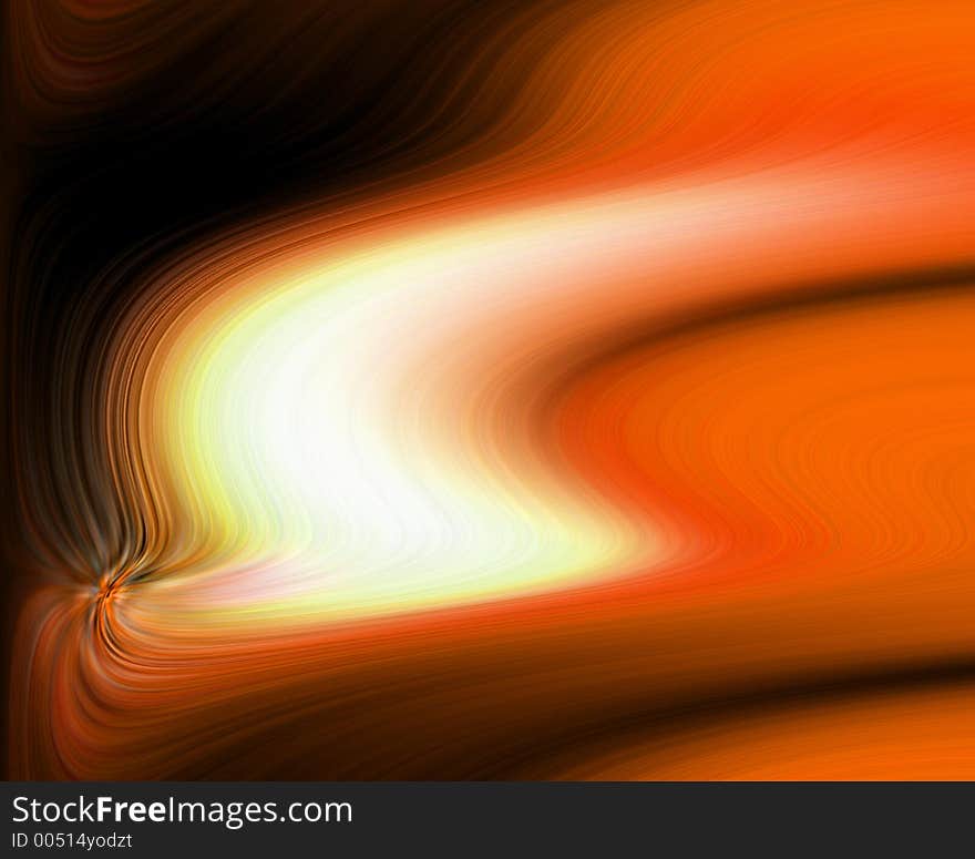 Abstracted Orange Background