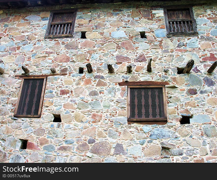 Stone old building