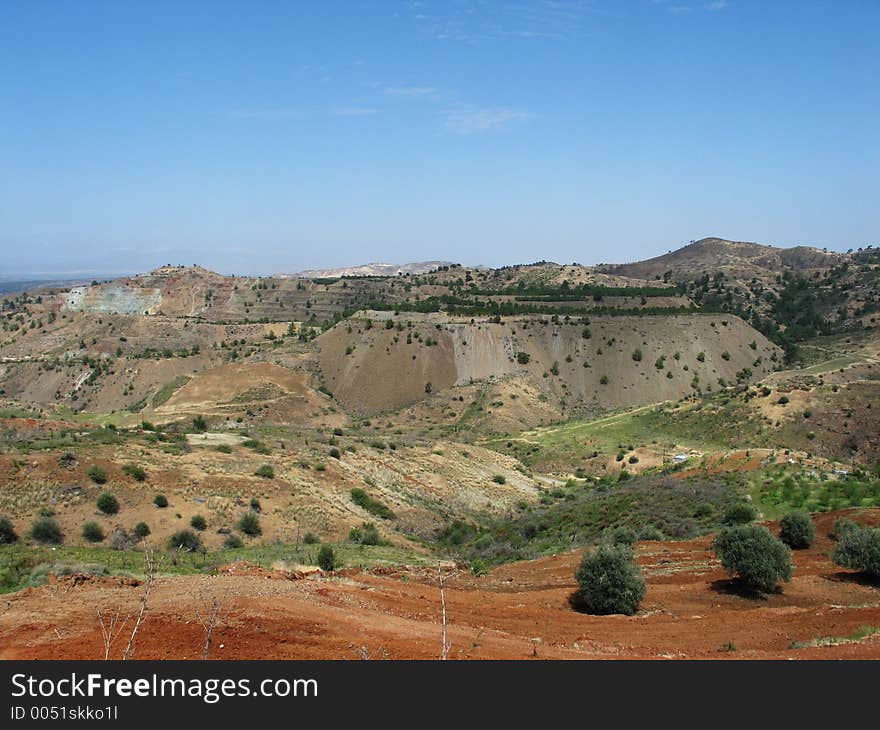 Mountainscape in Cyprus