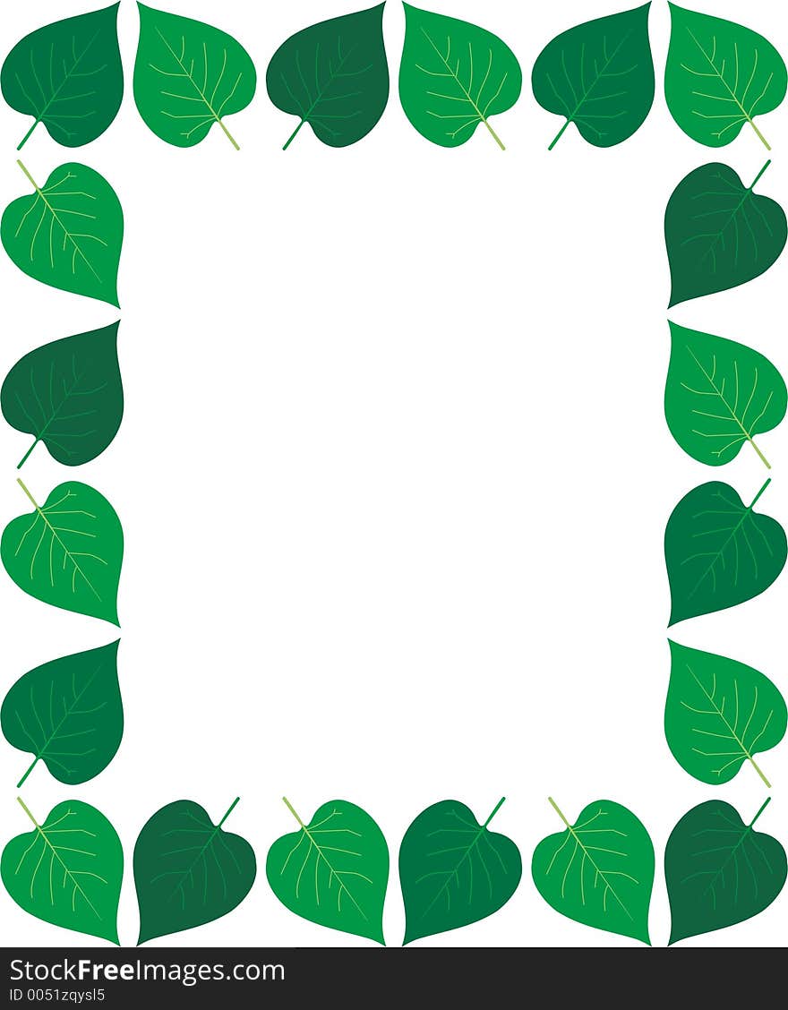 Leaves frame