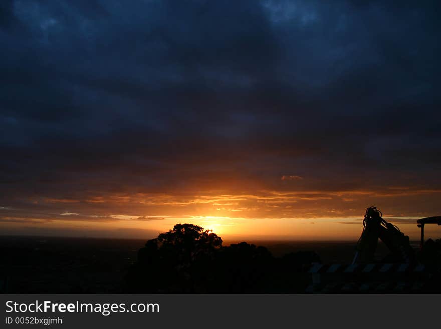 Silhouette Sunset