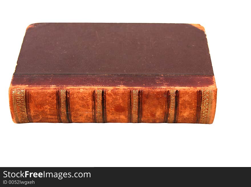 Digital photo of an old book from the year 1854.