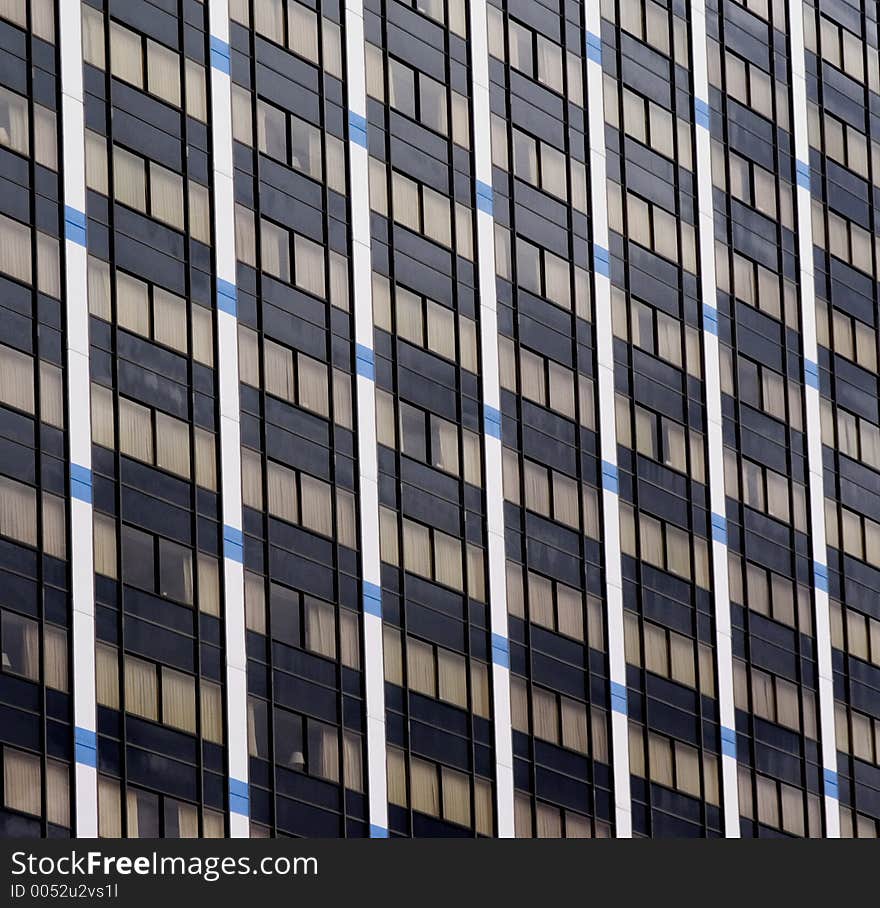 Abstract office windows