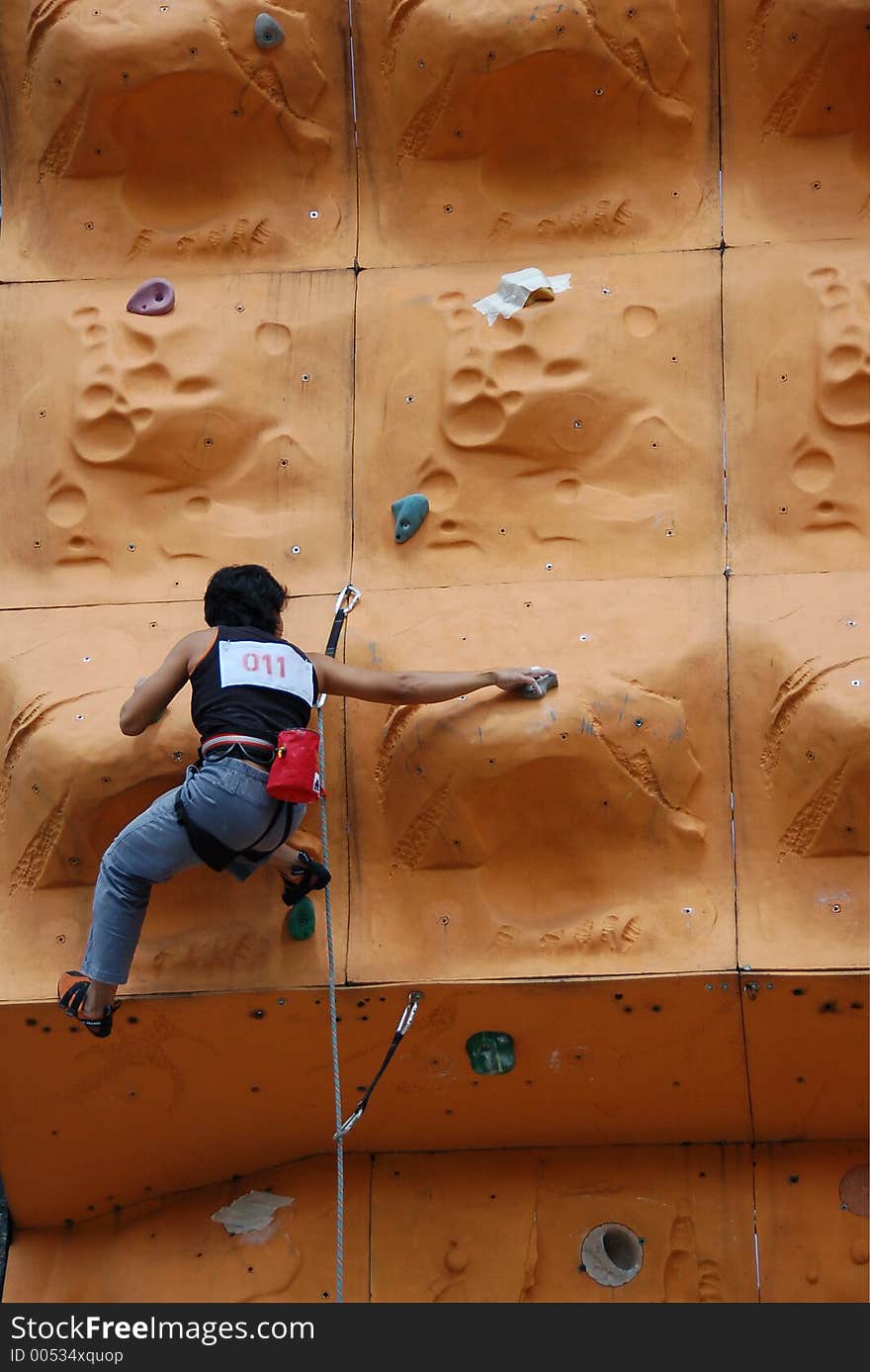 Lady Rock Climber12