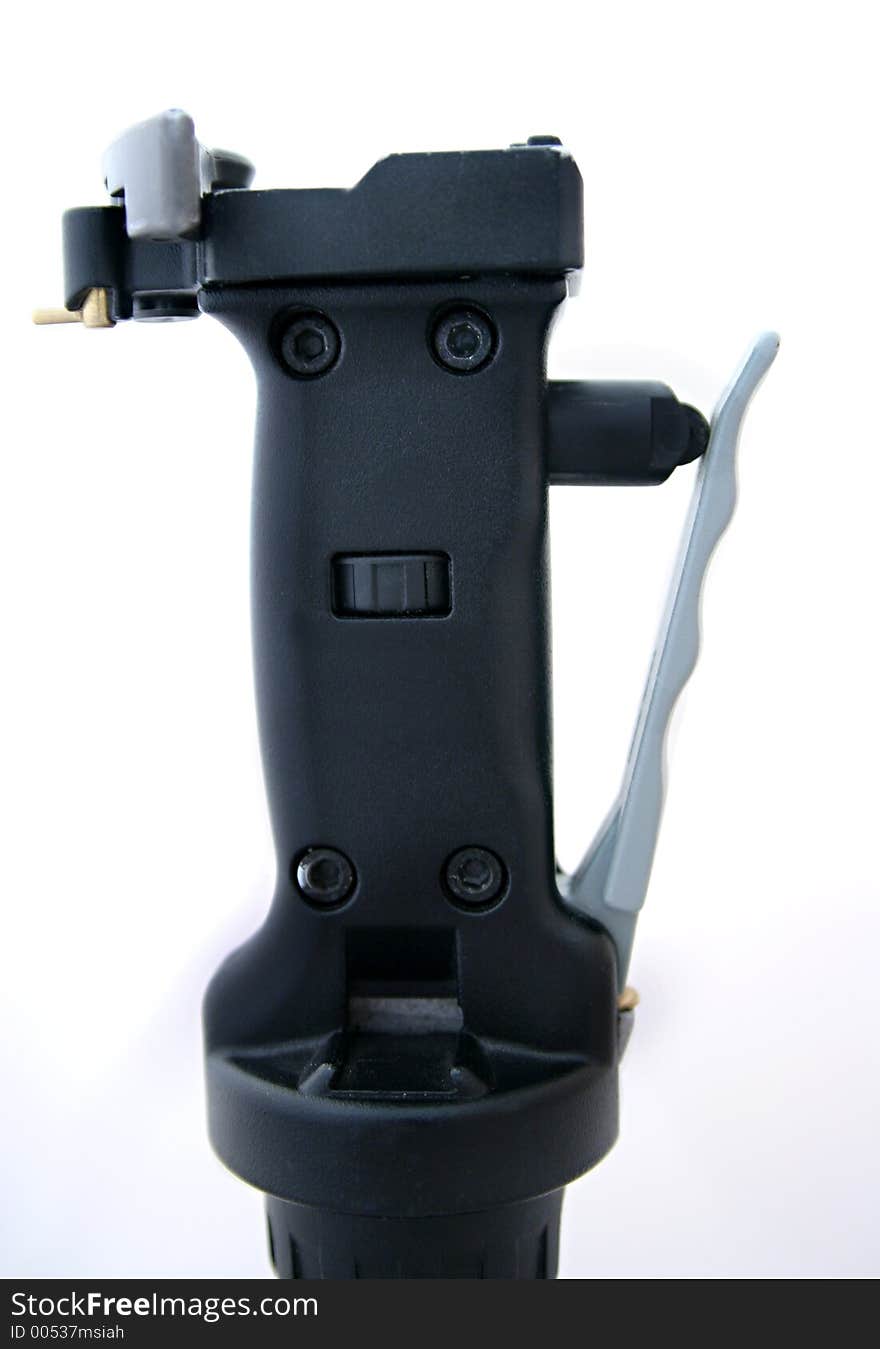 A trigger pistol grip for a tripod for cameras. A trigger pistol grip for a tripod for cameras.