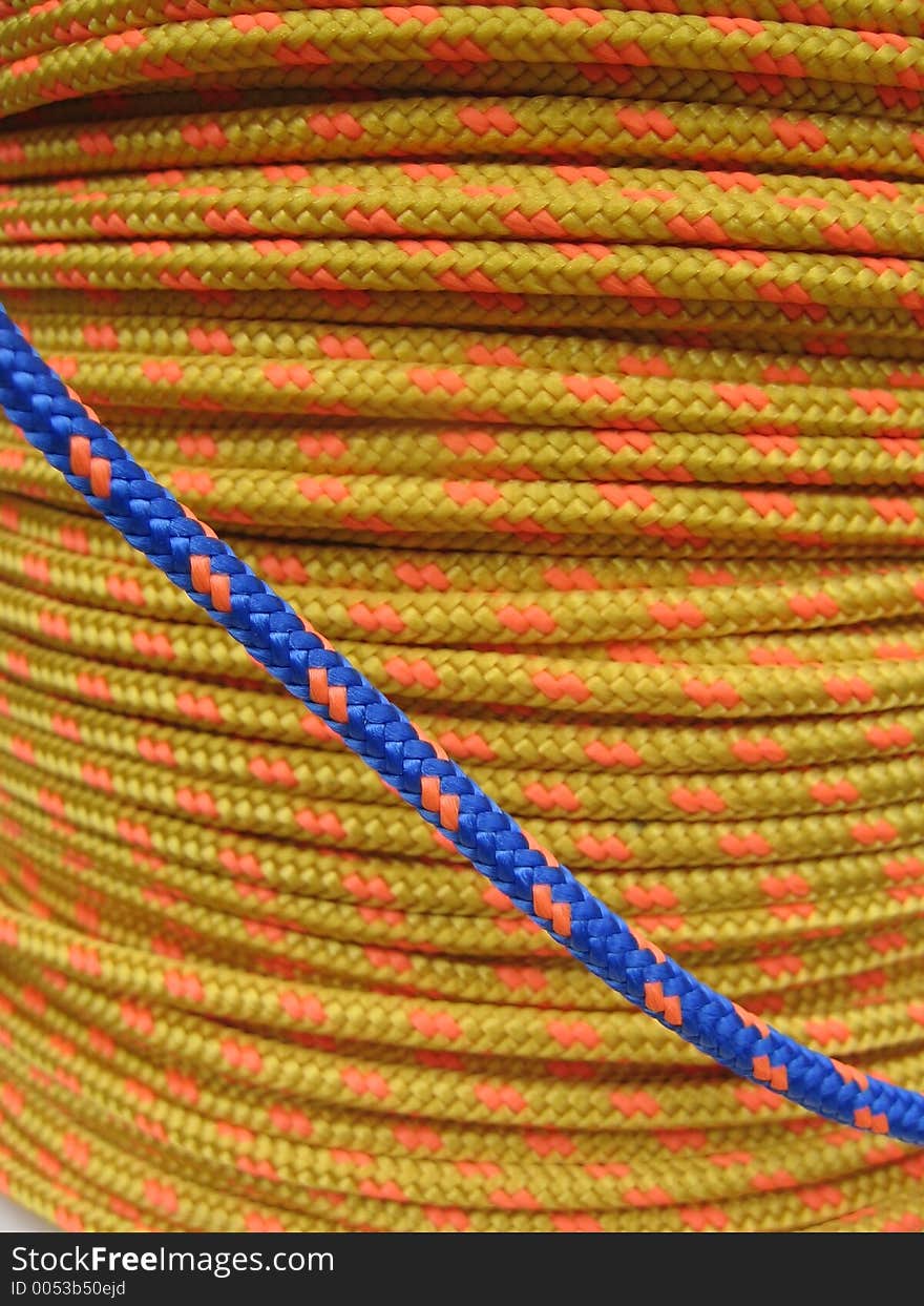 Yellow and blue ropes