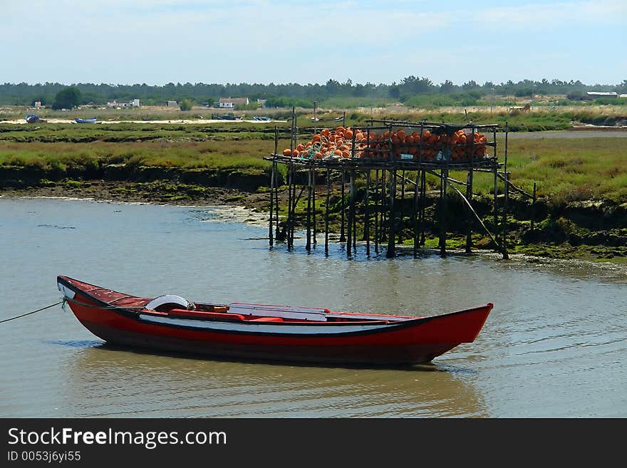 Riverscape view. Riverscape view