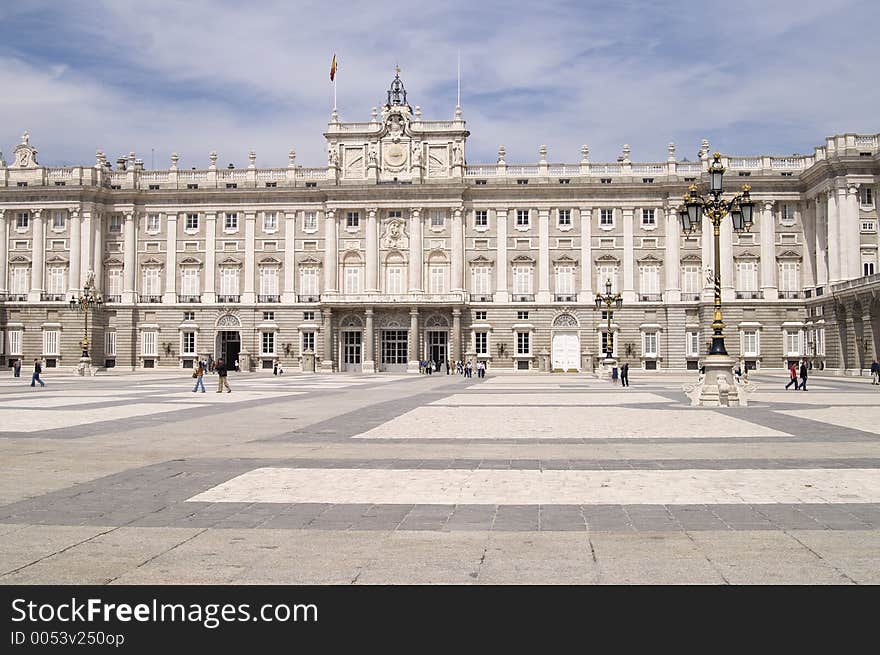 Palacio real madrid spain