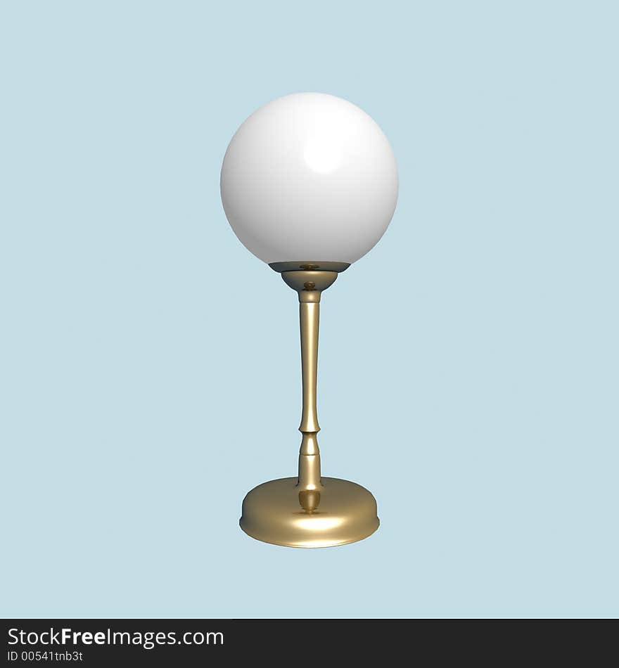 Bedroom ball light on desk or ground. Bedroom ball light on desk or ground