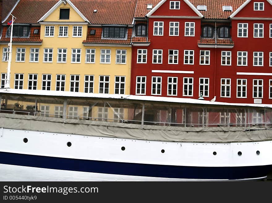 Summer in copenhagen in denmark
houses and boat. Summer in copenhagen in denmark
houses and boat