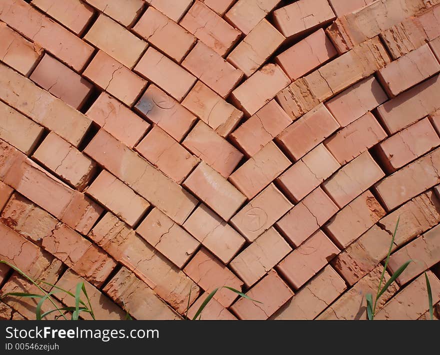 Stacked bricks