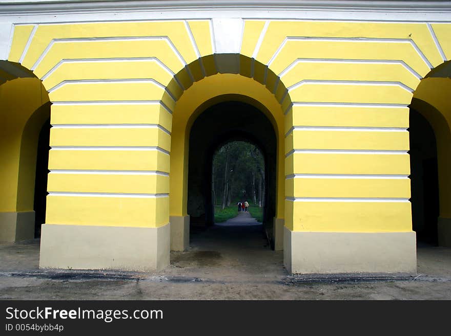 Spring walk in ancient manor near Moscow. Spring walk in ancient manor near Moscow.