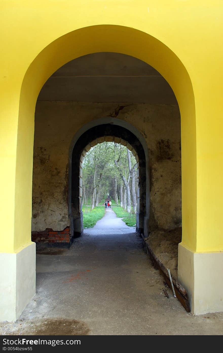 Spring walk in ancient manor near Moscow. Spring walk in ancient manor near Moscow.