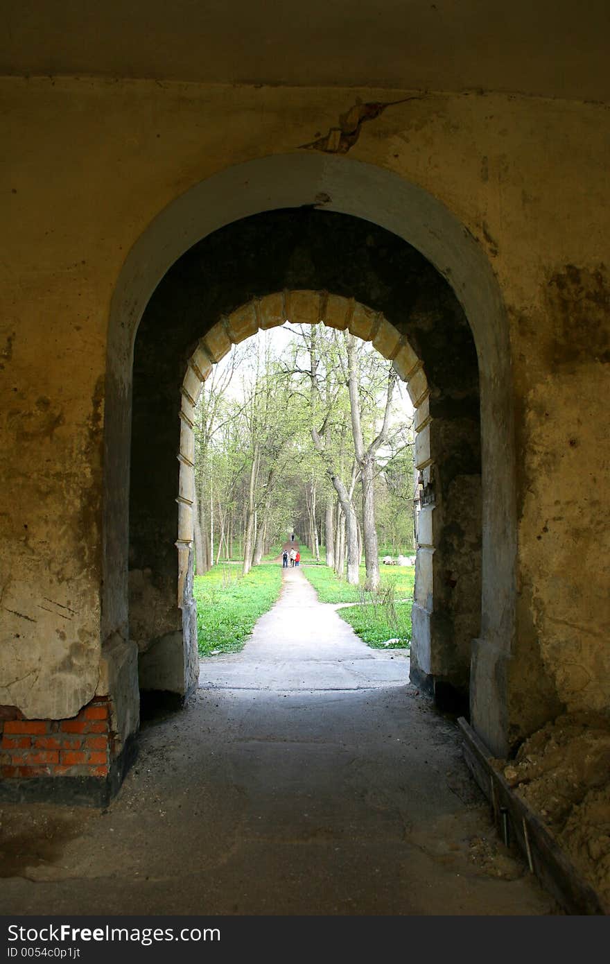 Spring walk in ancient manor near Moscow. Spring walk in ancient manor near Moscow.