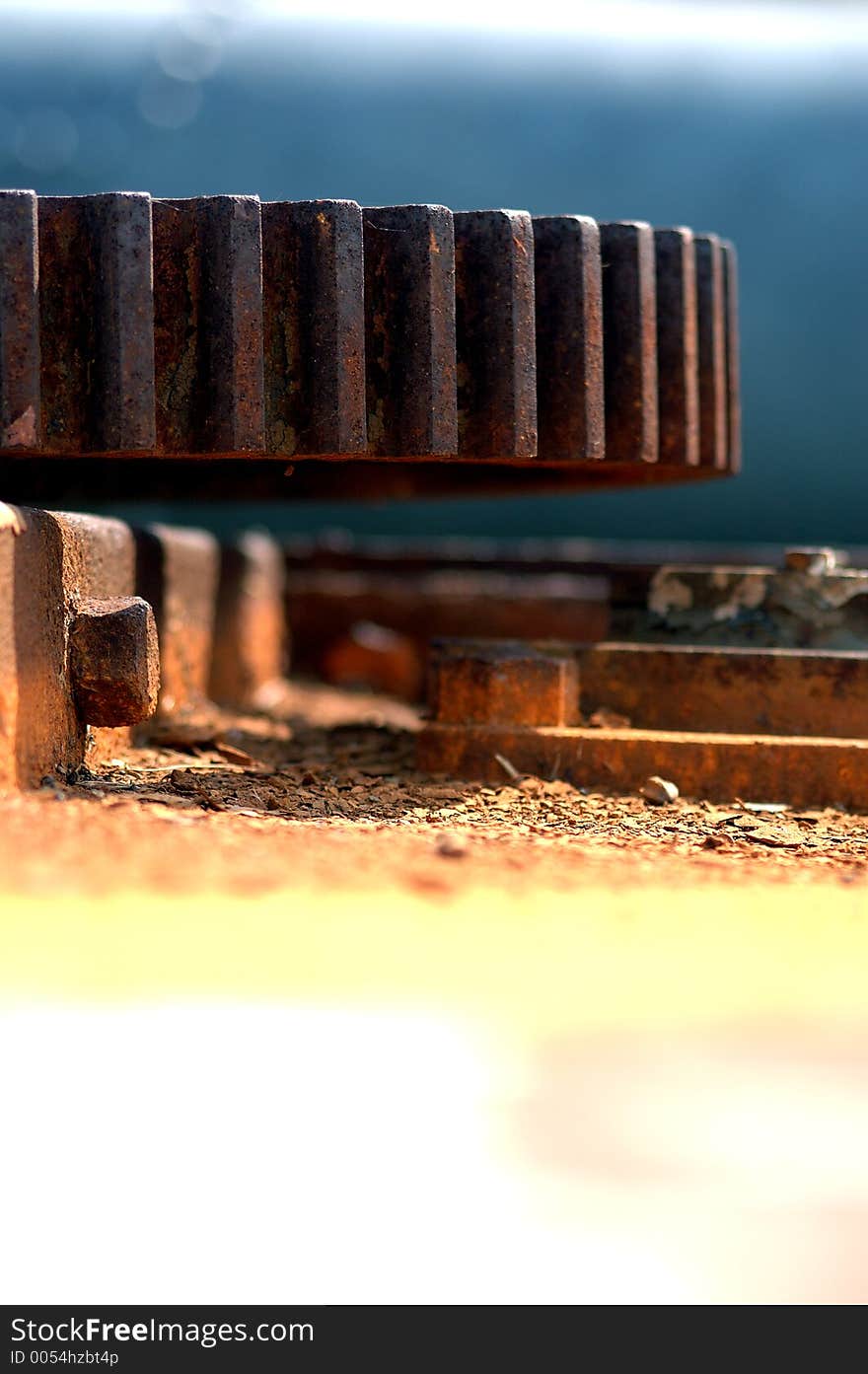 Old rusty gears