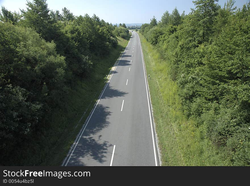 Country road in bavaria