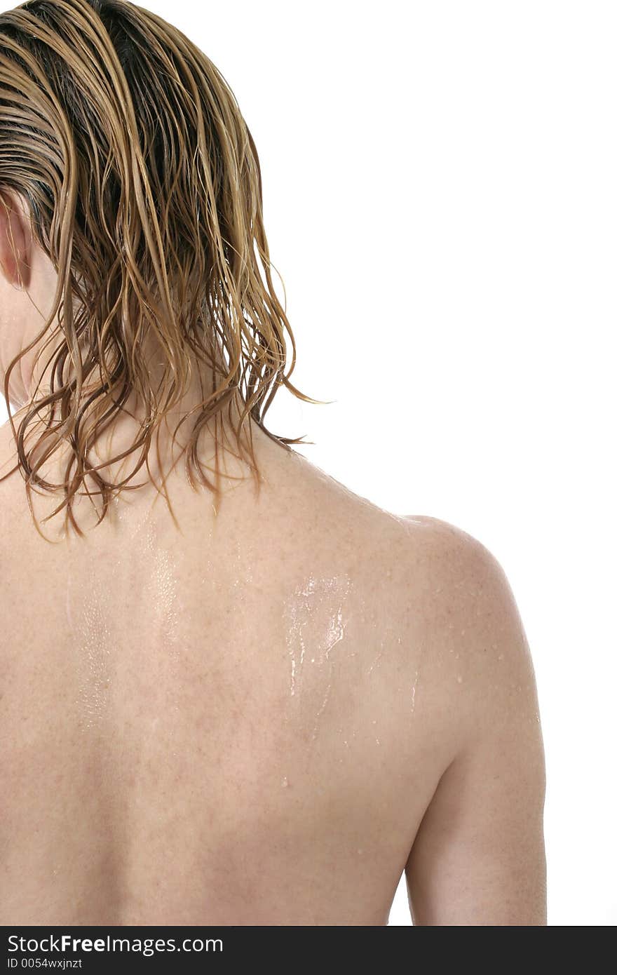 Wet Naked Back