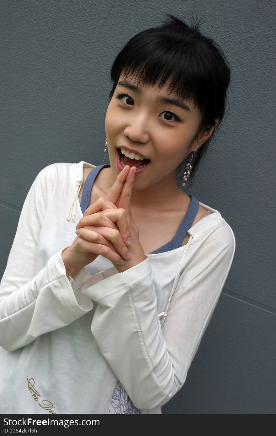 Attractive young Korean woman. Attractive young Korean woman