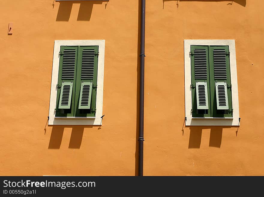 Corsican houses and buildings