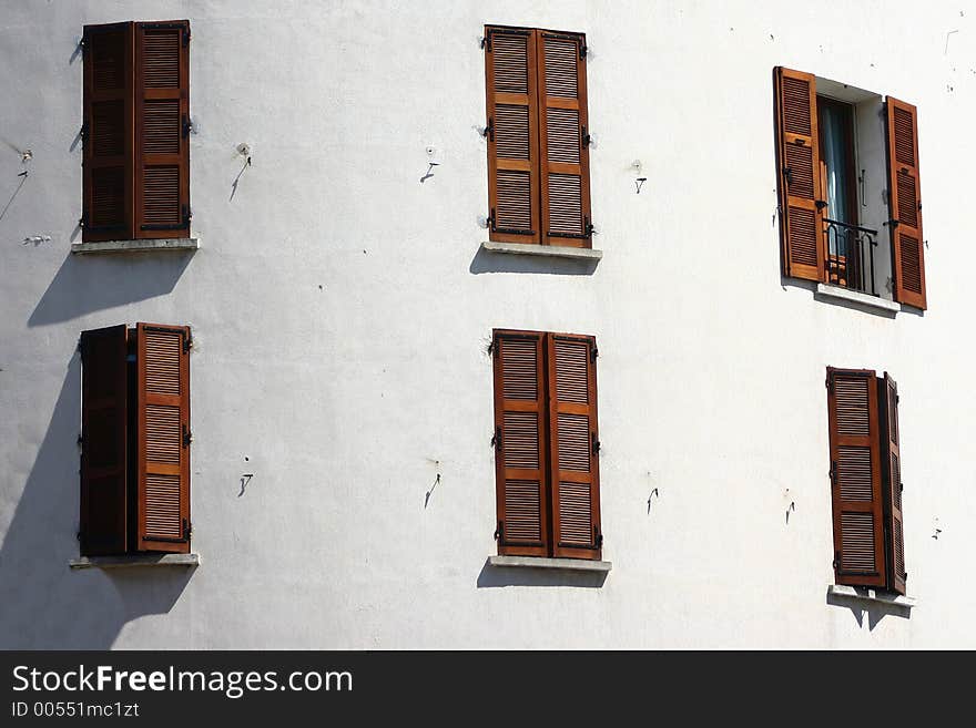 Corsican Houses And Buildings