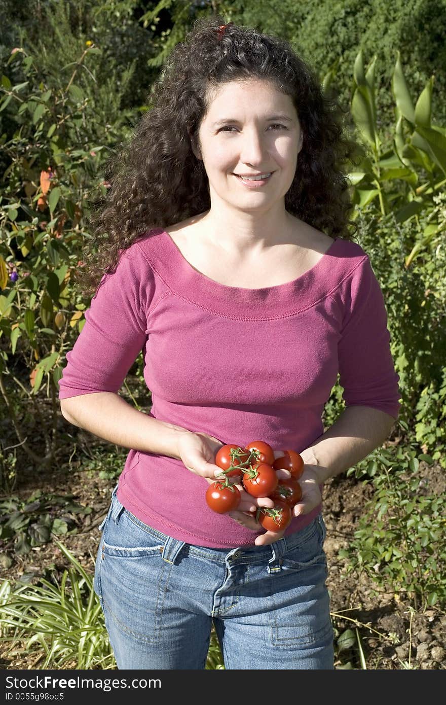 Home grown tomatoes