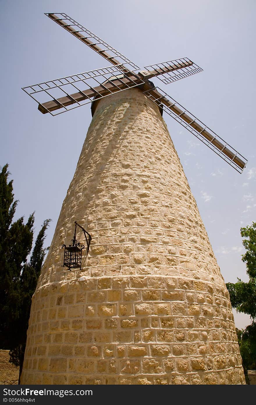 Montefiore windmill in Jerusalem