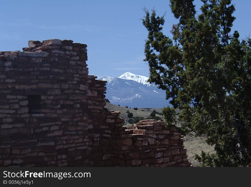 Ruins and Mountains