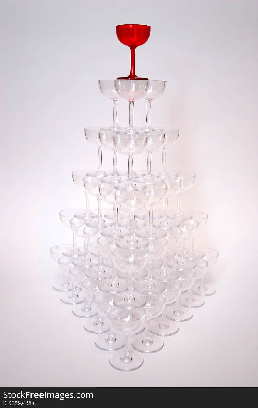 Decorative glass formation. Decorative glass formation