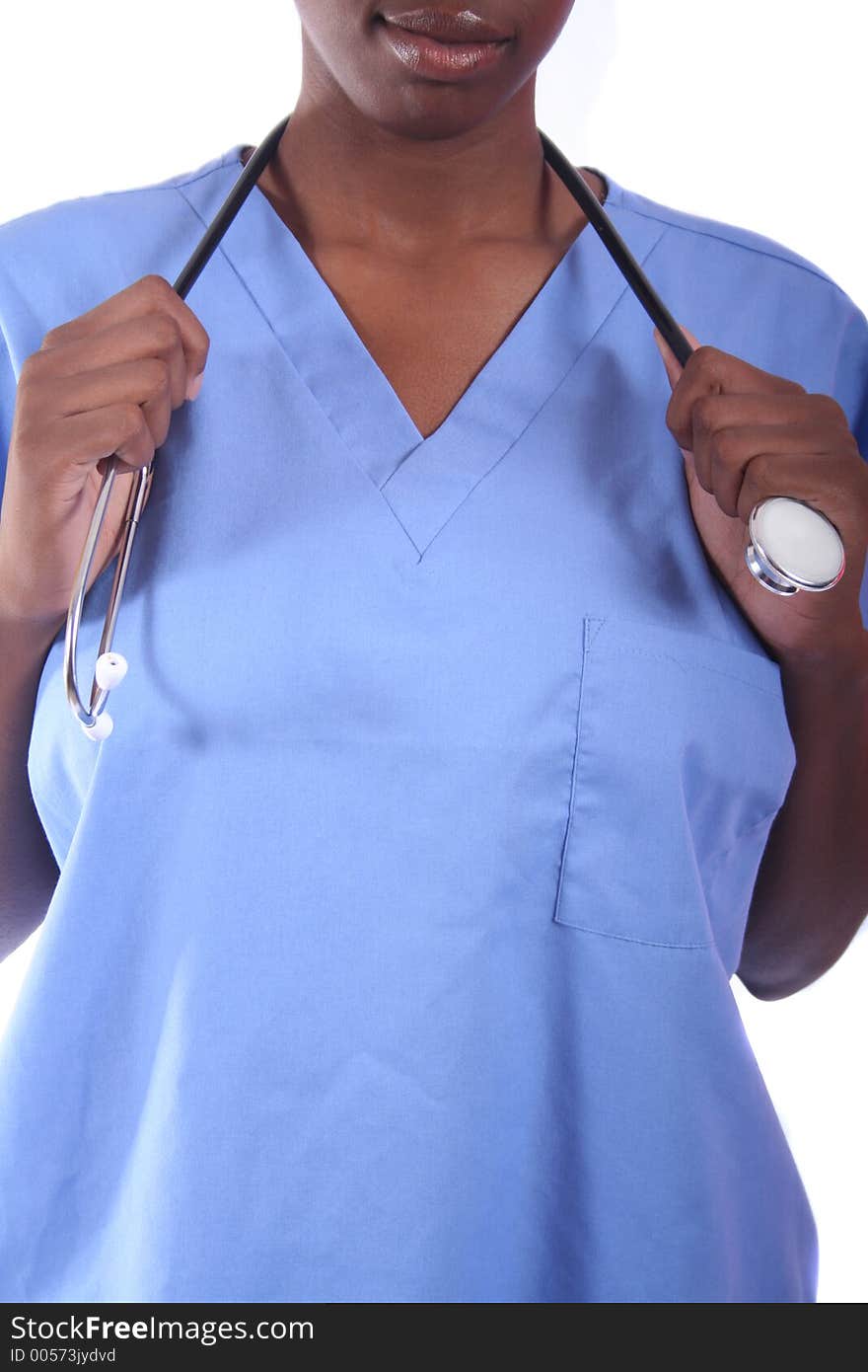 African American Medical Worker - Nurse - Doctor. African American Medical Worker - Nurse - Doctor