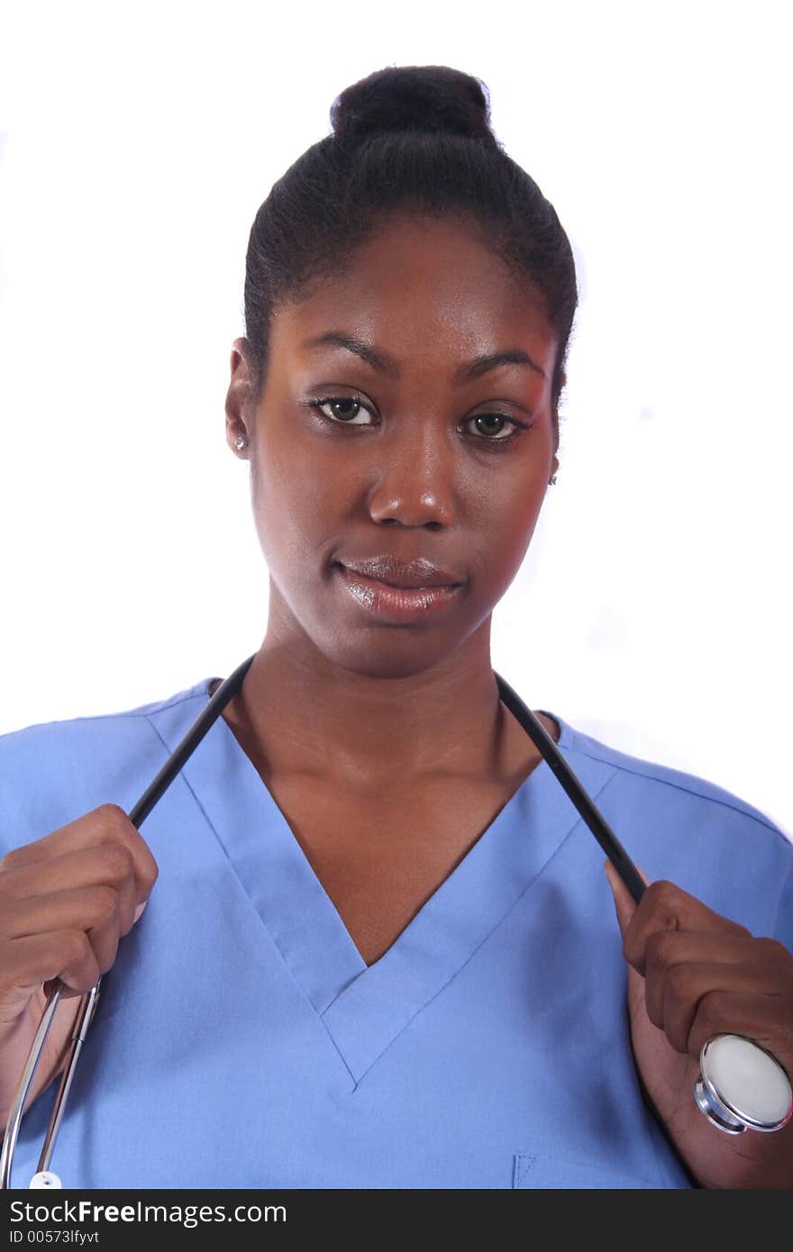 African American Medical Worker - Nurse - Doctor. African American Medical Worker - Nurse - Doctor