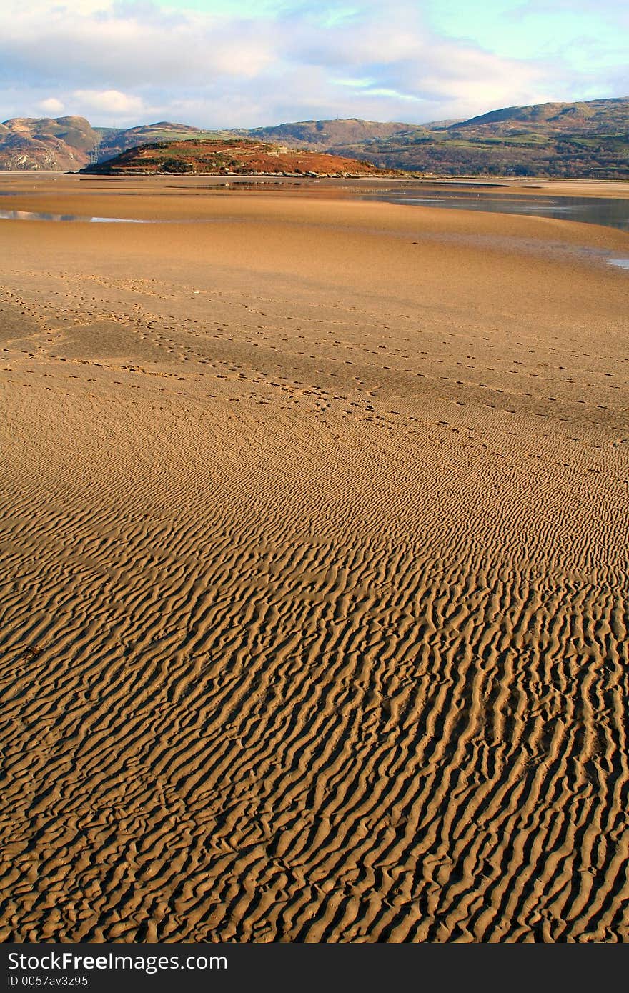 Sandy beach